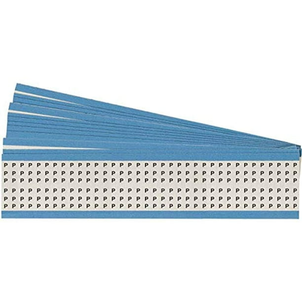 Solid Letters Wire Marker Card 25 Cards Brady HH-P-PK Acetate Cloth B-12 Black on White Solid Letters Wire Marker Card 25 Cards Brady HH-P-PK Acetate Cloth B-12 Black on White